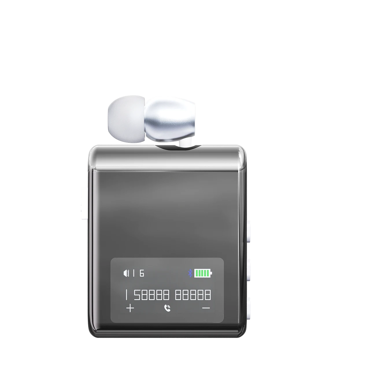 K89 in Silver — Front view