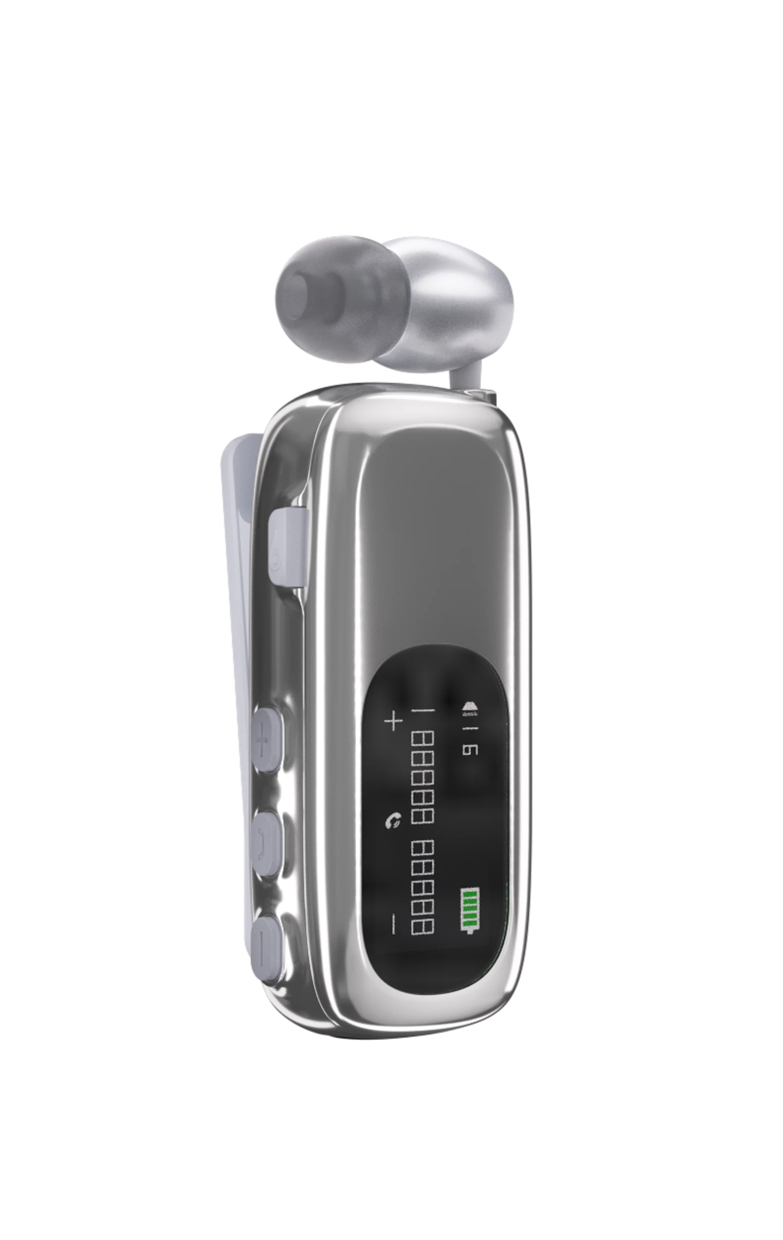 K75 in Silver — Three-quarter view