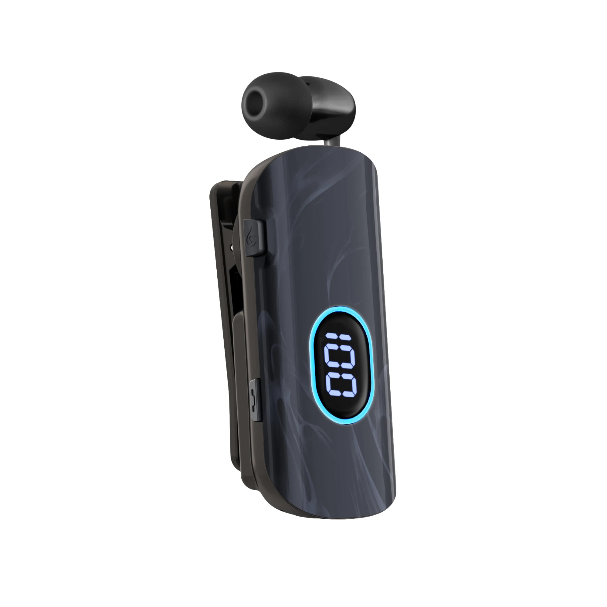 Black K93 with earbud retracted