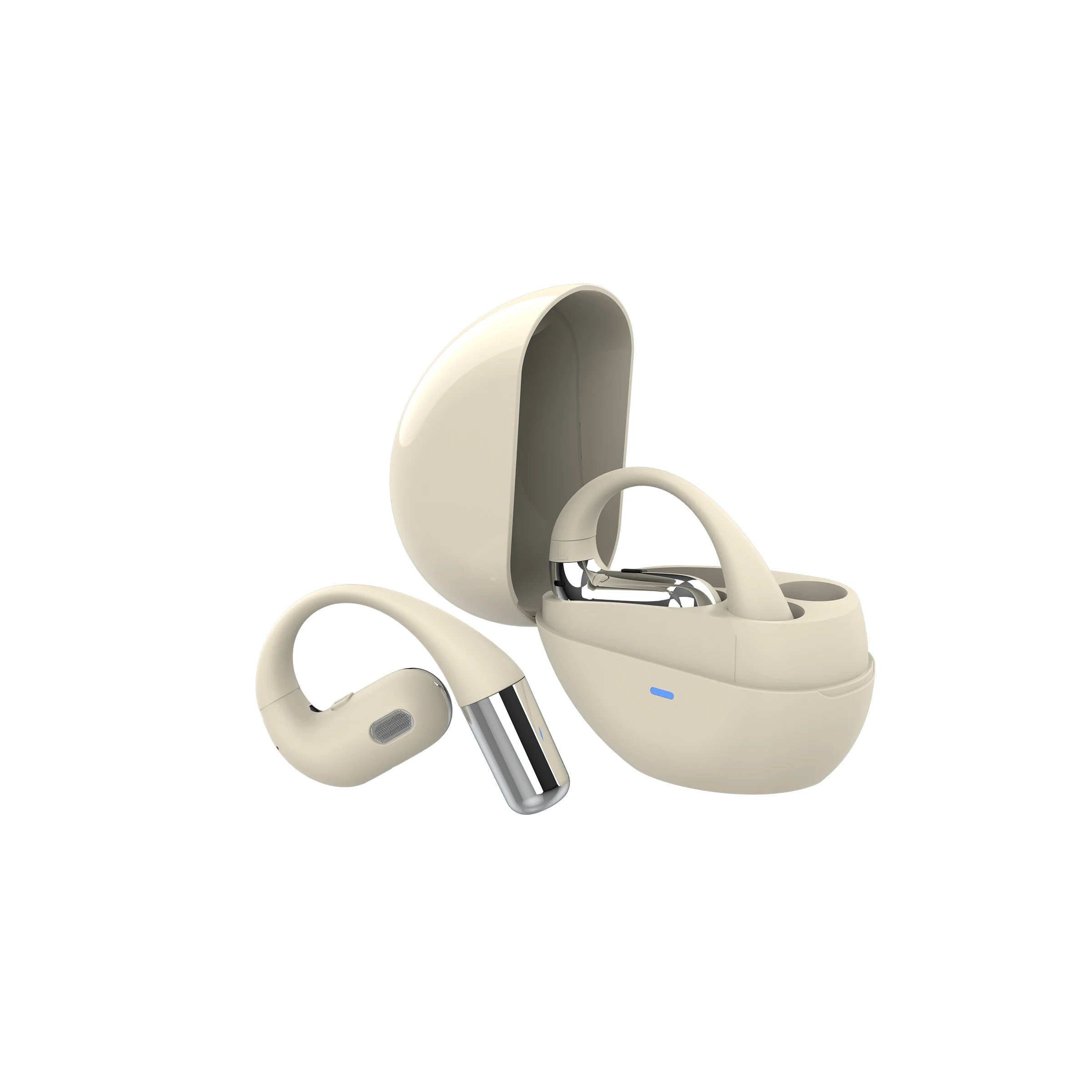 F15 in Cream — Earbud detail