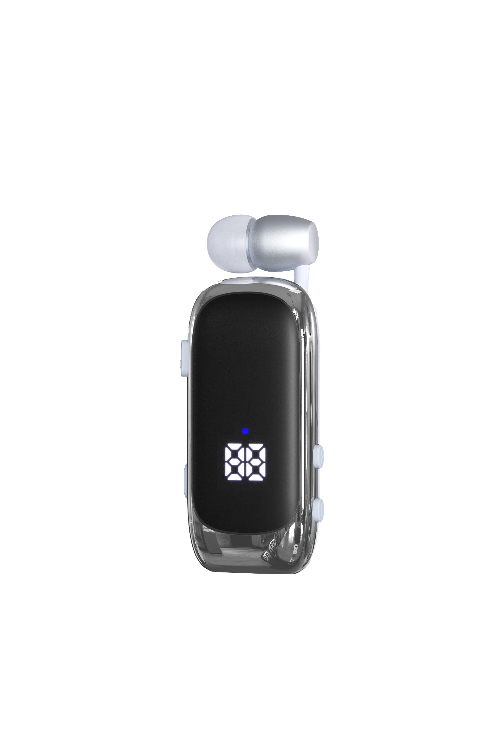 K88 in White / Silver frame — Front view